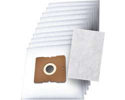 10x Dparts stofzuigerzakken met 1 filter geschikt voor Nilfisk Coupe - Go - One - Compact - Coupe Neo - Parquet - Special - GM 100 - GM 150 - Sprint - Action - Bravo stofzuiger stofzakken series