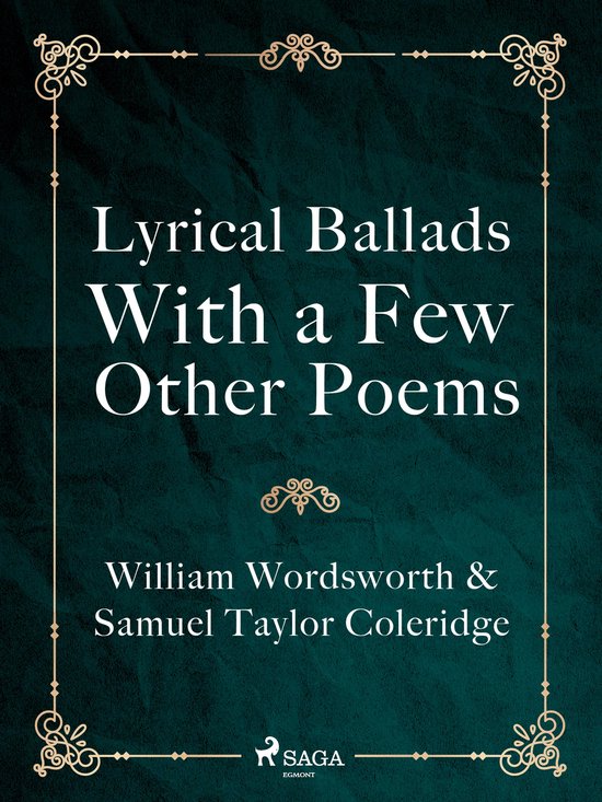 Lyrical Ballads, With a Few Other Poems - cover