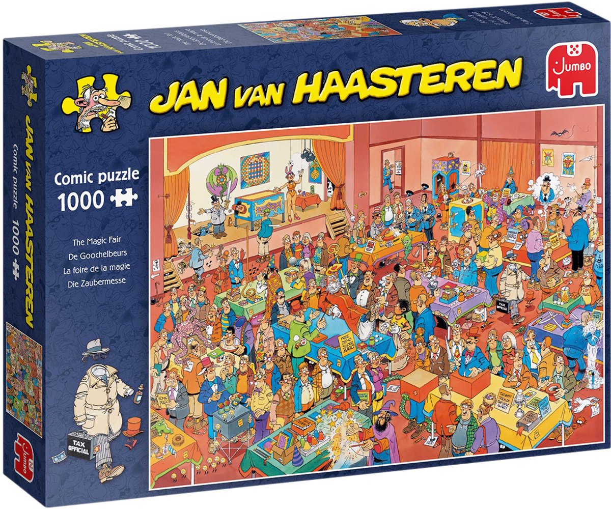 Jan van Haasteren - De Goochelbeurs - 1000 stukjes puzzel — afbeelding 10