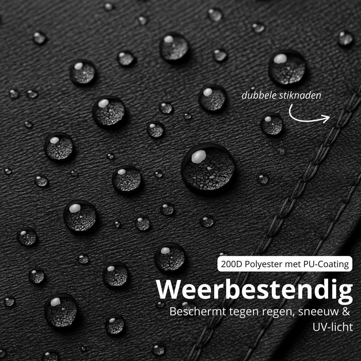 Maxxcovers Universele Barbecue Hoes Rond - ø 57cm - Berschermhoes voor Weber en Cadac BBQ - Waterdicht met Trekkoord - BBQ Accessoires - Zwart – foto 2