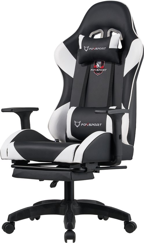 OFMOTRA Gamestoel Ergonomisch Zwart met Voetsteun - OFMOTRA - €96,24