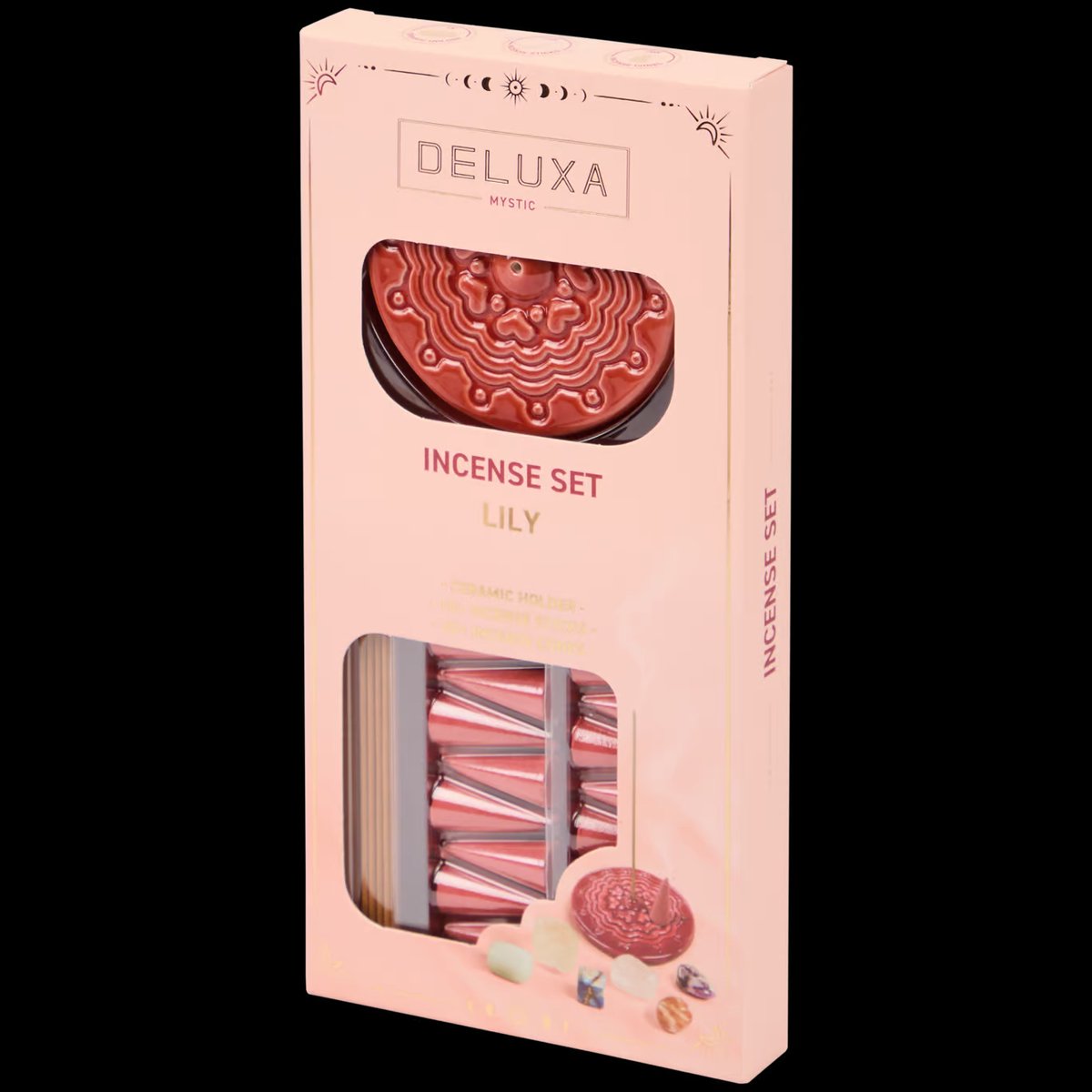 Wierook I Stokjes en kogeltjes I inclusief Luxe aardewerk schaaltje - Lily