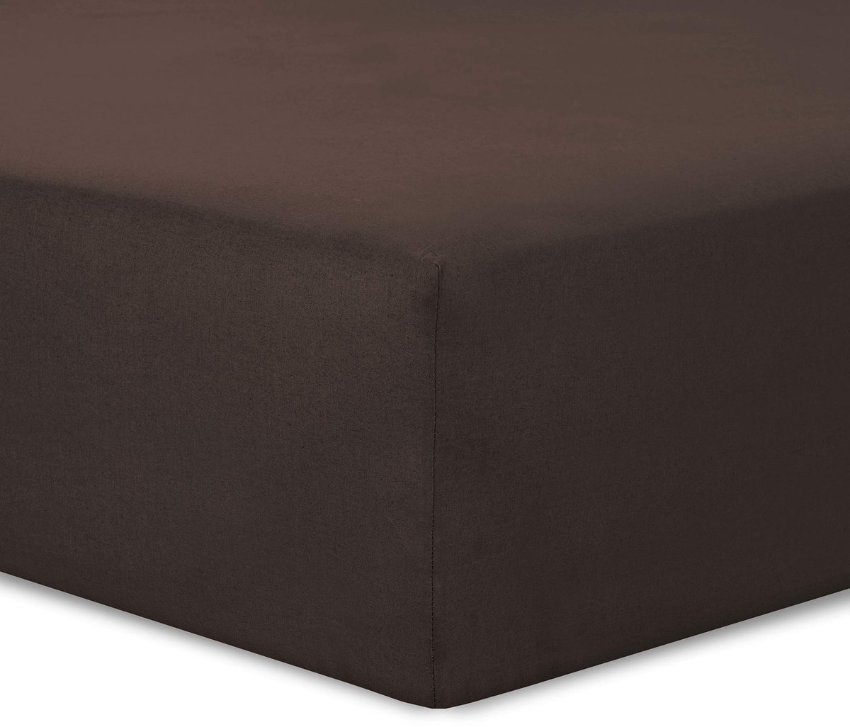 Unyqoos Chocoladebruine Hoogwaardige Katoenen Hoeslaken 160x200 cm voor Perfecte Pasvorm en Comfort