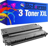 PlatinumSerie® 3 x toner XXL black alternatief voor Canon E30