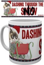 Grumpy Cat Rushing Christmas - Kerst Mok