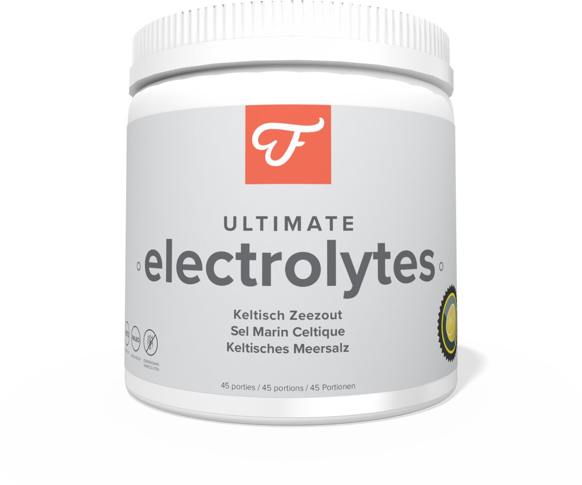 Goedkoopste Foodie Ultimate Electrolytes Citroen - Elektrolytenpoeder - Met Keltisch Zeezout en 100 Biologisch Kokosnootwaterpoeder - Bevat magnesium, kalium en calcium