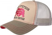 Stetson Retro Trucker Cap American Heritage Quality Line Lichtbruin -One Size