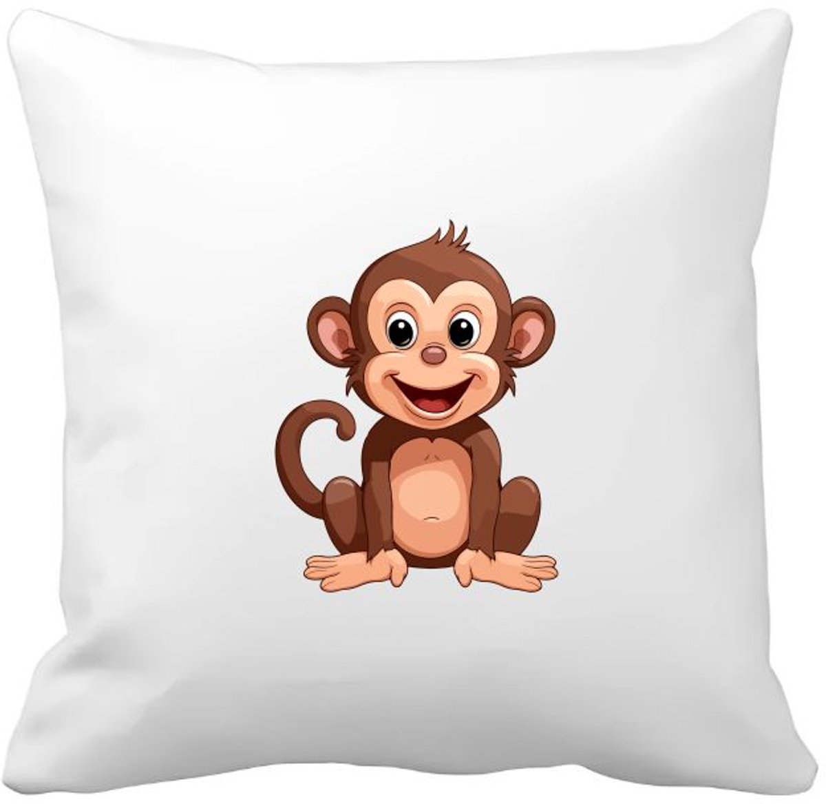 Akyol apen Kussen hoes - Aap - dieren liefhebbers - dierentuin - dieren - 40 bij 40 cm Multicolor