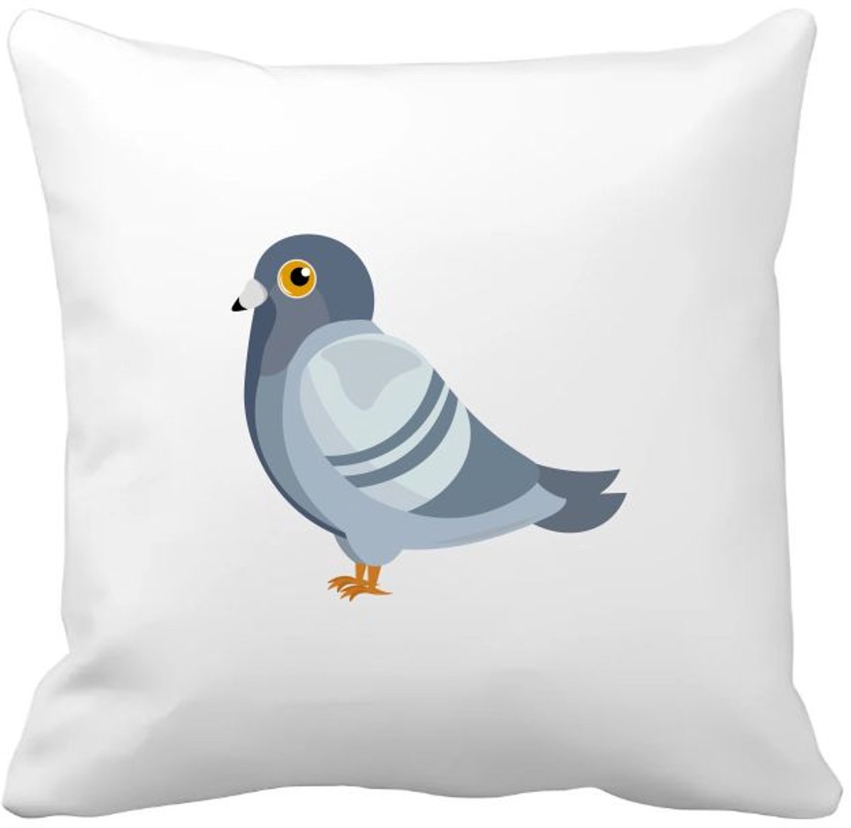Akyol duif Kussen hoes - Vogels - dieren liefhebbers - dieren - cadeau - 40 bij 40 cm Multicolor