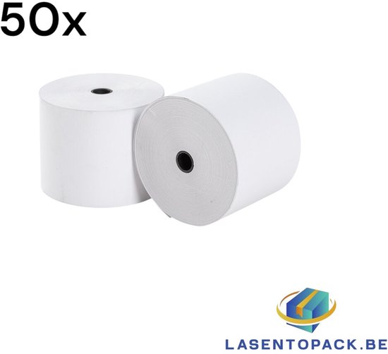 Thermorollen für Sigma CR 2500 A - 50 Thermo Kassenrollen - zertifizierte HKR-Welt® Bonrollen 57/25/12 45mm - BPA (Bisphenol-A) frei