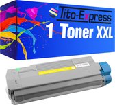 PlatinumSerie® 1 x toner XXL yellow alternatief voor Oki C5600