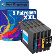 PlatinumSerie 5x inkt cartridge alternatief voor RICOH GC-21