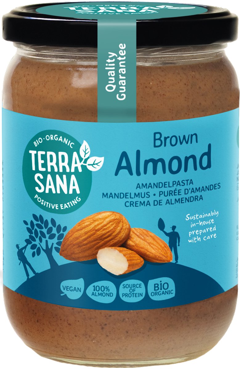 Amandelpasta biologisch, Terrasana 500 gram