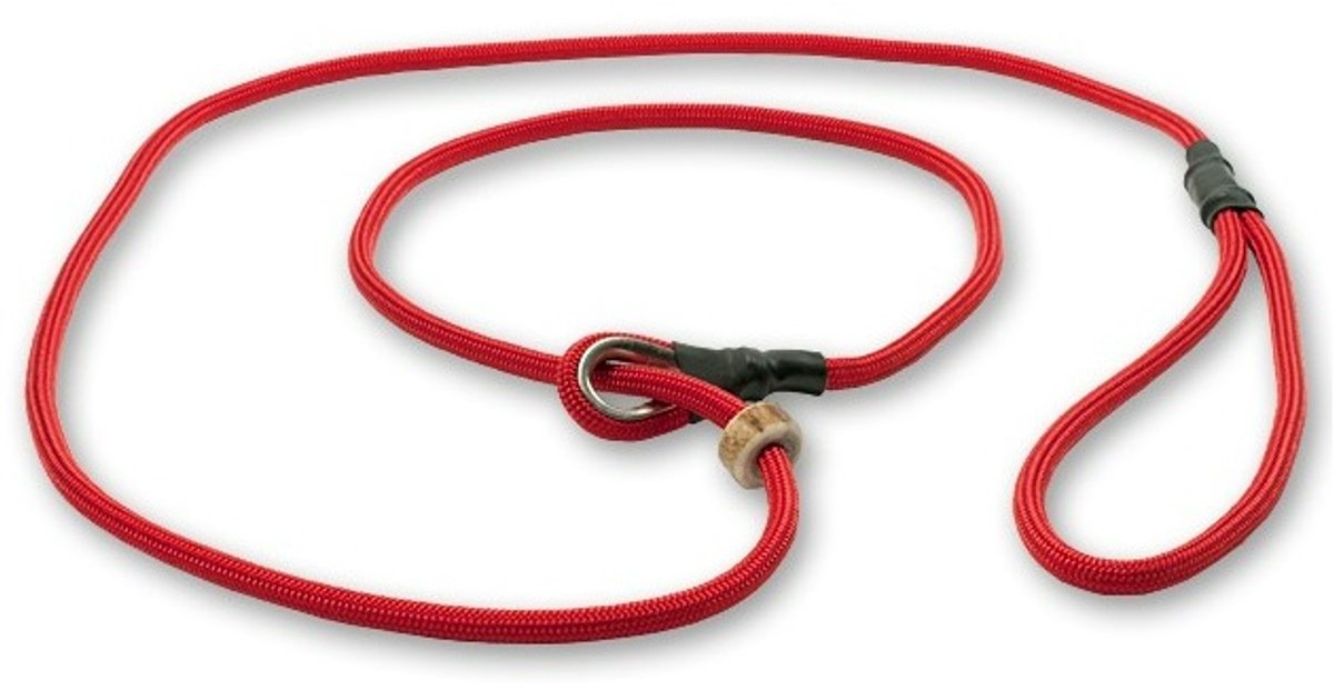 Mystique® Field trial Moxonlijn 6mm 130cm Rood