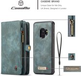 Hoesje voor Samsung Galaxy S9, CaseMe 2-in-1 wallet case, 008 serie, blauw
