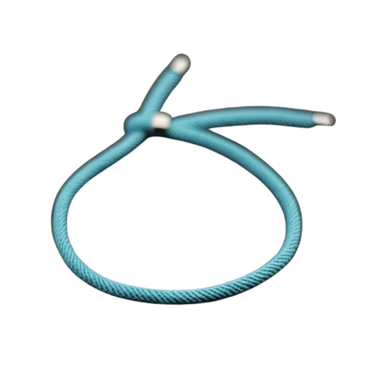 Bovista Armband - Staal - Nep Zilver - Dames - Lichtblauw