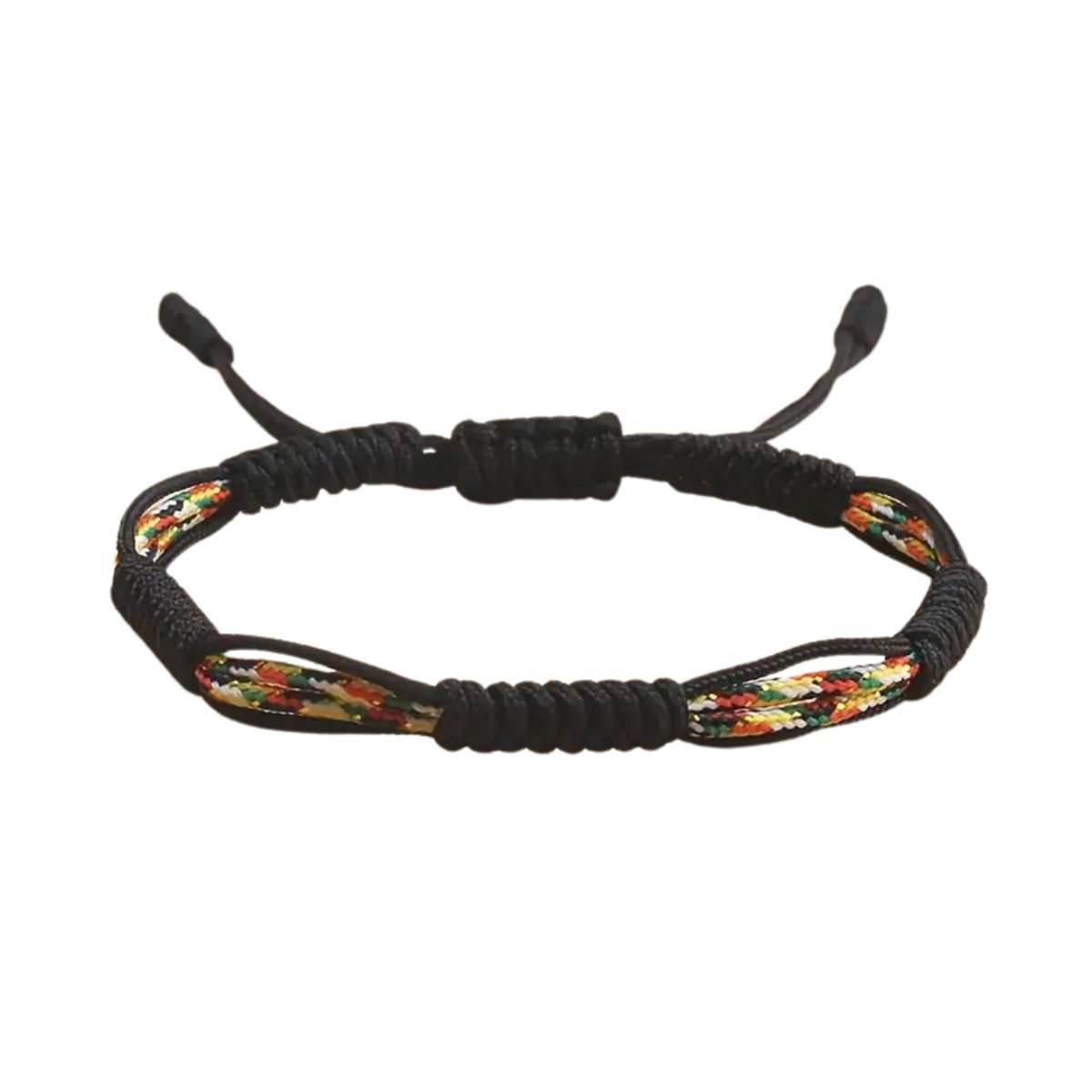 Livano Armband - Staal - Nep Zilver - Dames - Zwart