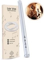 Grovi Bubbelrietje Lax Vox Stemmethode - Zangslang - Siliconen Slang - Bubbelen - Set - 35cm - Verbeterde Handleiding