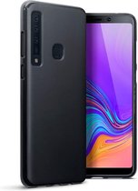 Hoesje voor Samsung Galaxy A9 (2018), gel case, mat zwart