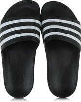 adidas Adilette Heren Slippers - Core Black/White/Core Black - Maat 44.5