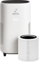 Bol.com ZENVO Luchtreiniger AIR XL WiFi/App - 50 m2 - PM2.5 Sensor - CADR: 360 m3/u - HEPA 13 Filter + Koolstoffilter - Air Puri... aanbieding
