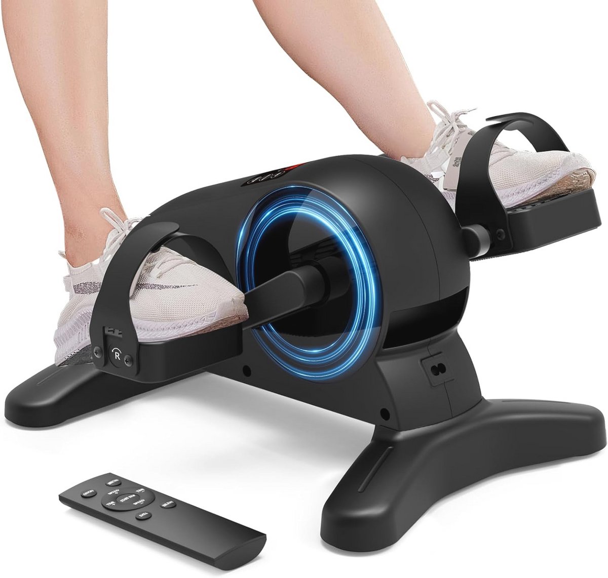 Mini Onder Bureau Fiets Trainer met 12 Snelheden en LCD-display voor Senioren en Fysiotherapie