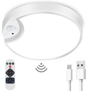 Plafonnier LED Awanber Avec Détecteur De Mouvement - Sans Fil, Sur Piles, 210LM