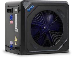 LIVIN' Zwembad Warmtepomp 3KW - Zwembad verwarming - Pool Heater - Warmtepomp Zwembad - Zwembad Heater - Vermogen van 3KW - Licht Gewicht - Plug & Play - Makkelijk te installeren - Inclusief Koppelstukken - Geschikt voor Bestway en Intex - Zwart