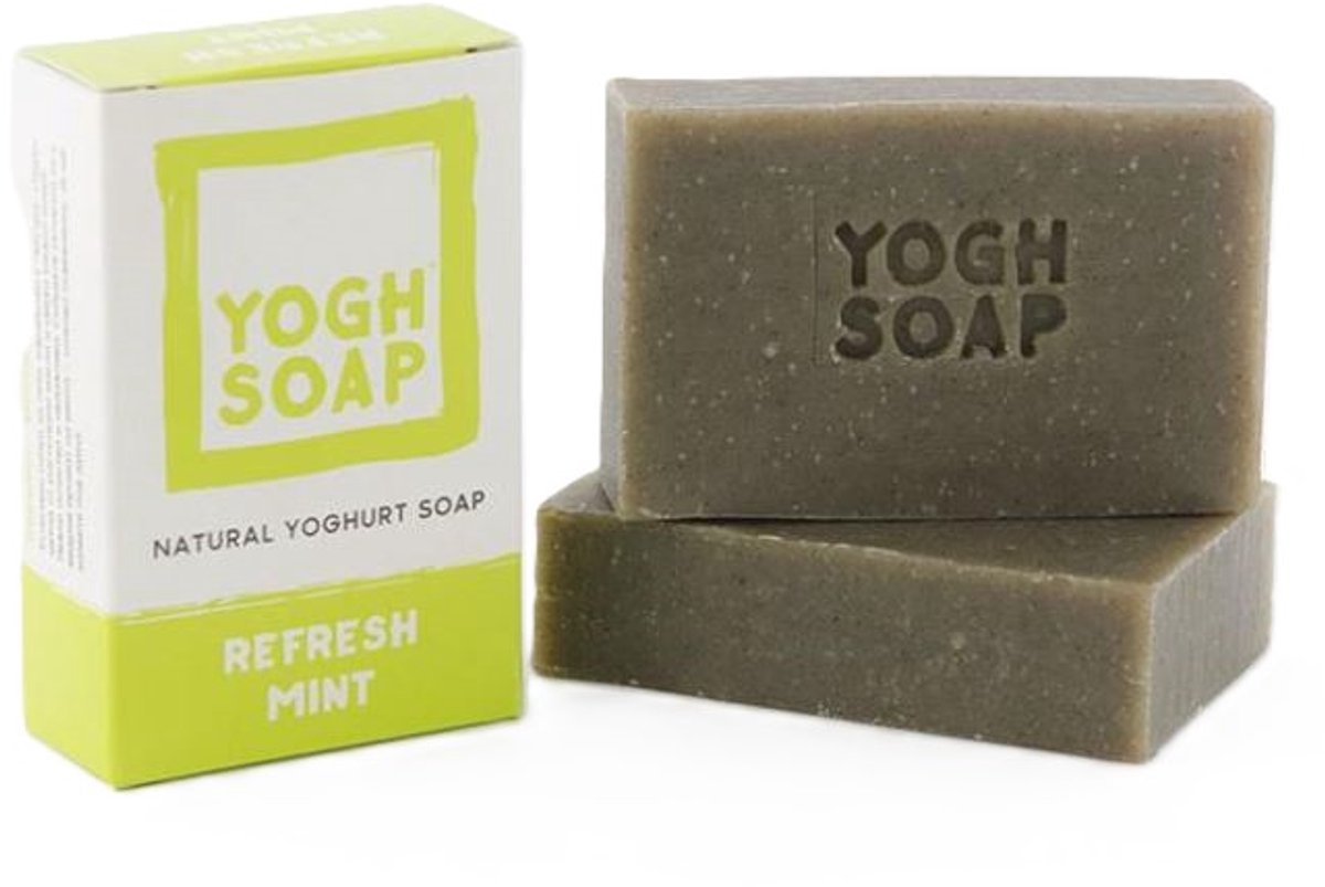 Goedkoopste Yogh - Zeep - Refresh - Mint - Zeepblok - 100g