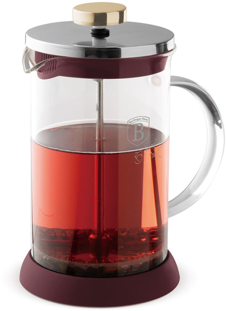 ZUIGER KOFFIE THEE ZETAPPARAAT 800ml BERLINGER HAUS BH-8585 LEONARDO