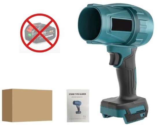 Luchtblazer - Stofblazer - Air duster - Lichtgewicht - Compatibel Met Makita 18V - 0-150.000 RPM - 2000W