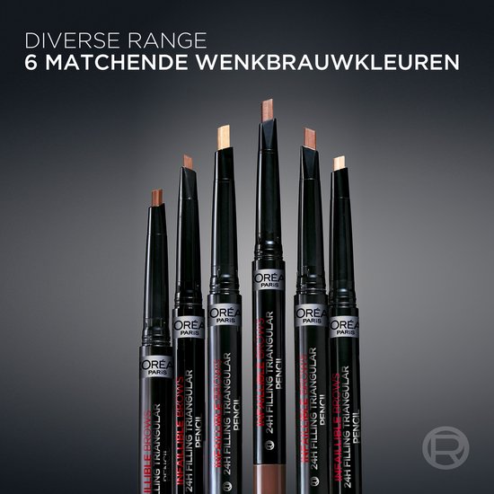 L'Oréal 24H Brow Filling Triangular Pencil 7.0 Blonde 1 ml