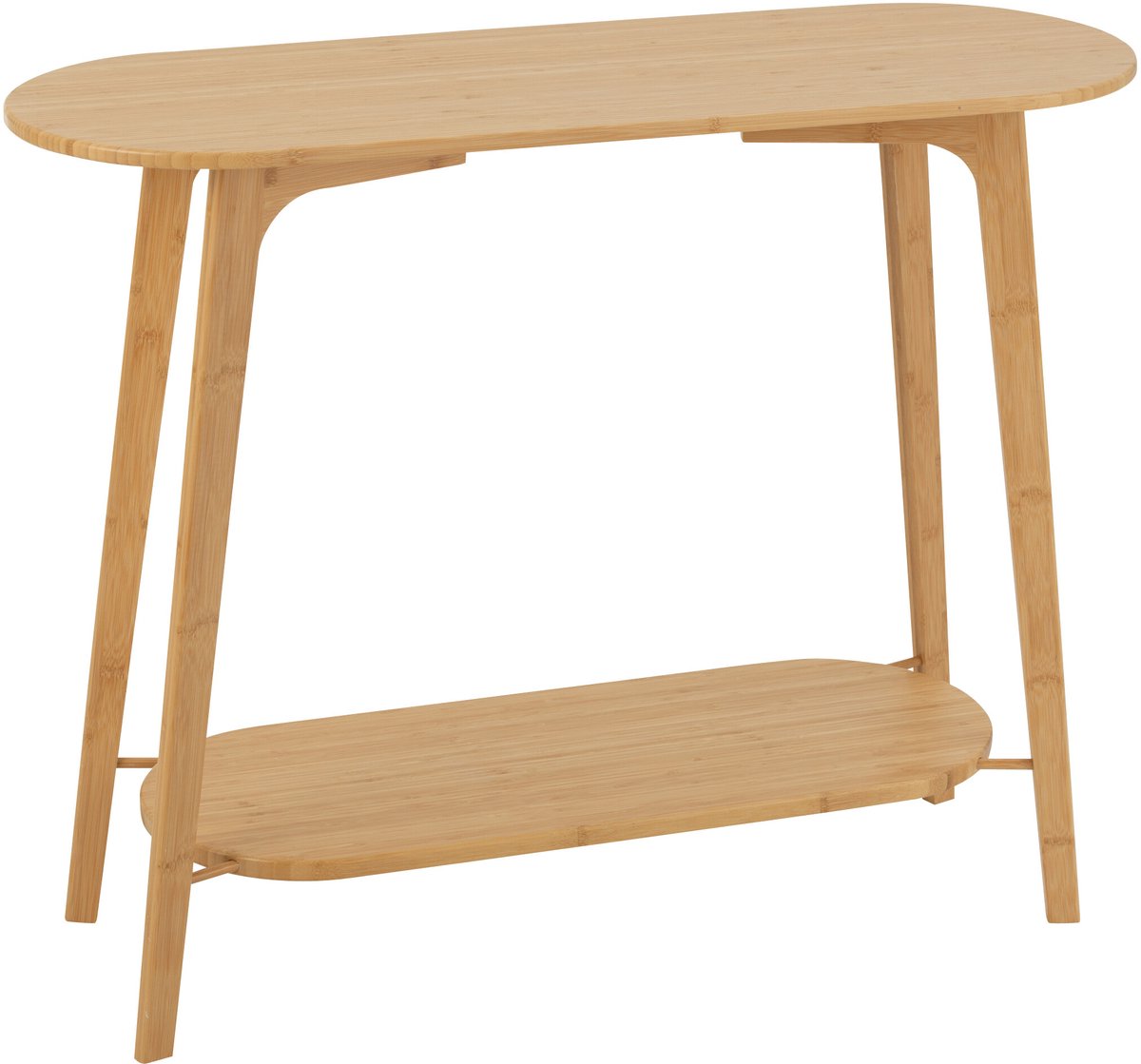 J-Line console Square - bamboe - naturel
