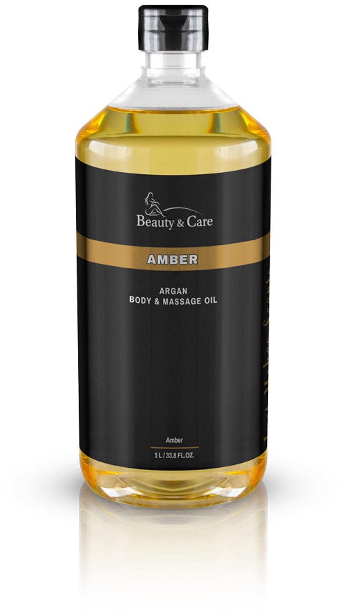 Goedkoopste Beauty & Care - Amber Argan massage olie 1 liter - 1 L. new