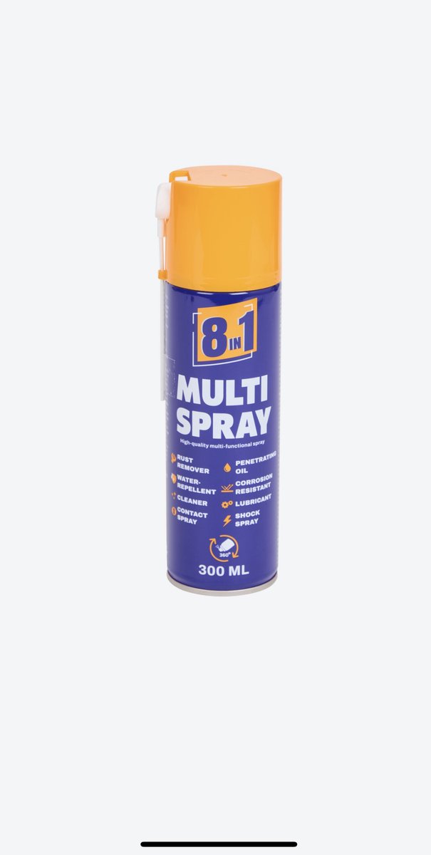 2x Smeermiddel - Universele spray - Voordeelverpakking - 8-voudige werking - 2x300ml - Blauw