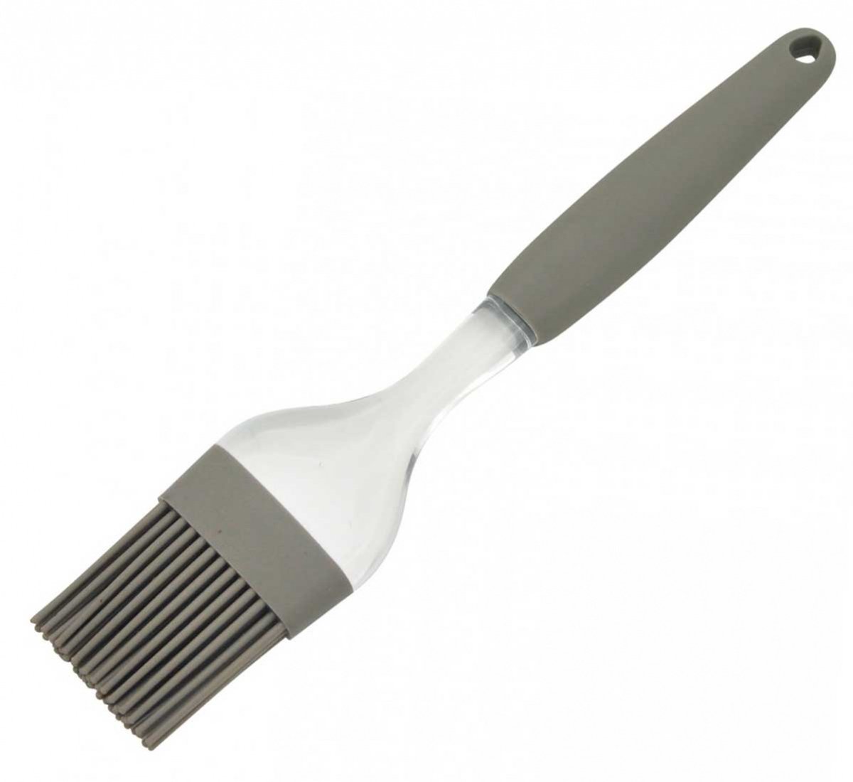 Kinghoff - Silikon Kookkwast - Hittebestendig - Ergonomische Handgreep - Grijs