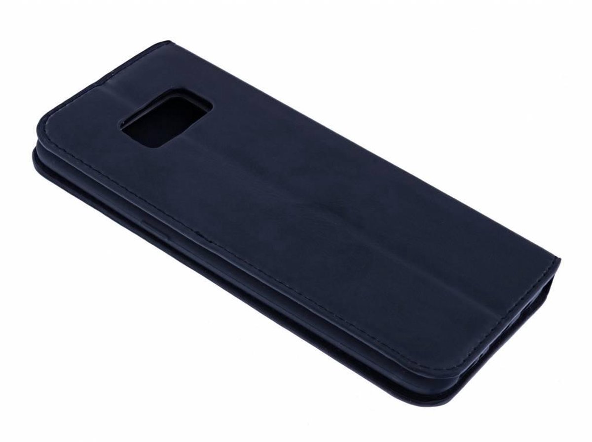 Ntech Luxe Zwart TPU / PU Leder Flip Cover met Magneetsluiting Geschikt voor Samsung Galaxy S10+ (Plus)