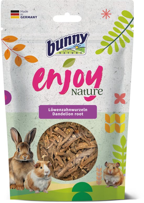 Bunny Nature Enjoy Nature Dandelion Roots - 6 x 100 gr - Voordeelverpakking
