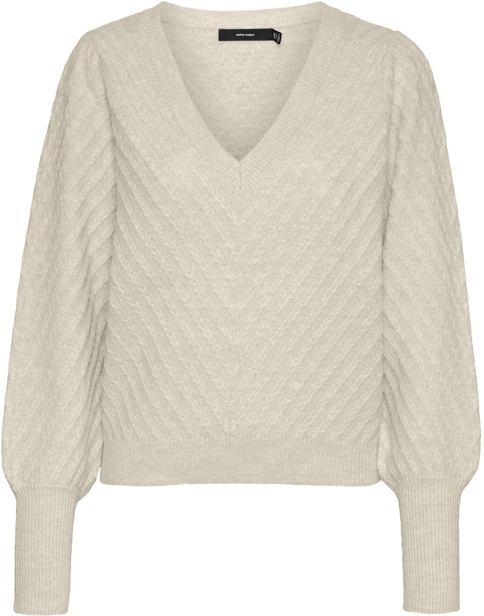 VERO MODA - VMSTINNA LS V-NECK STITCH BLOUSE EXC - Dames - Gebreide truien