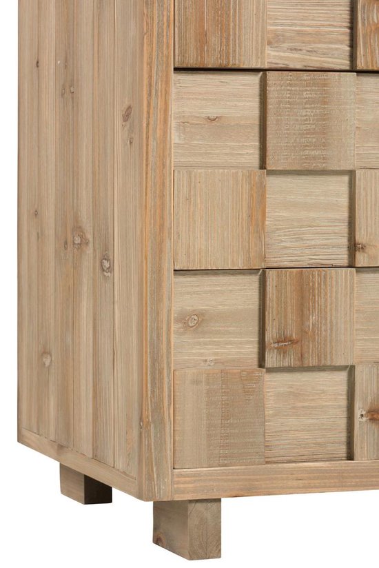 Bekritiseren Economie Overeenkomstig Duverger Blocks design - Ladenkast - rechthoekig - 5 laden - houten blokjes  deco | bol.com