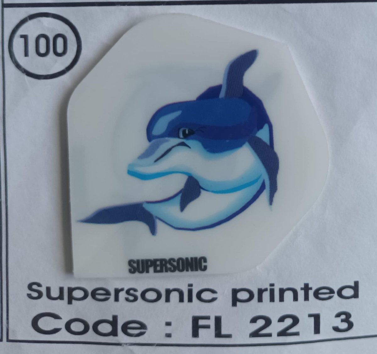 Dart Flights - 10 sets (30 stuks) - 100 micro - Supersonic - FL2213