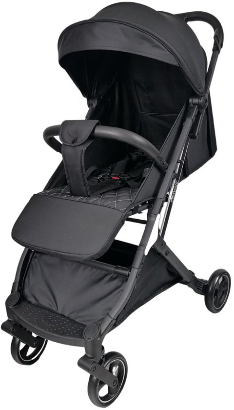 MoMi Akira Kinderbuggy Vanaf 6 Maanden  Tot 15 Kg , Verstelbare 5 Punts Veiligheidsgordel Babytas Boodschappenmand Regen En Insectenbescherming 2620253720