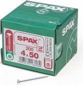 Spax Spaanplaat CK Verzinkt Torx 4.0 x 50 - 200 stuks