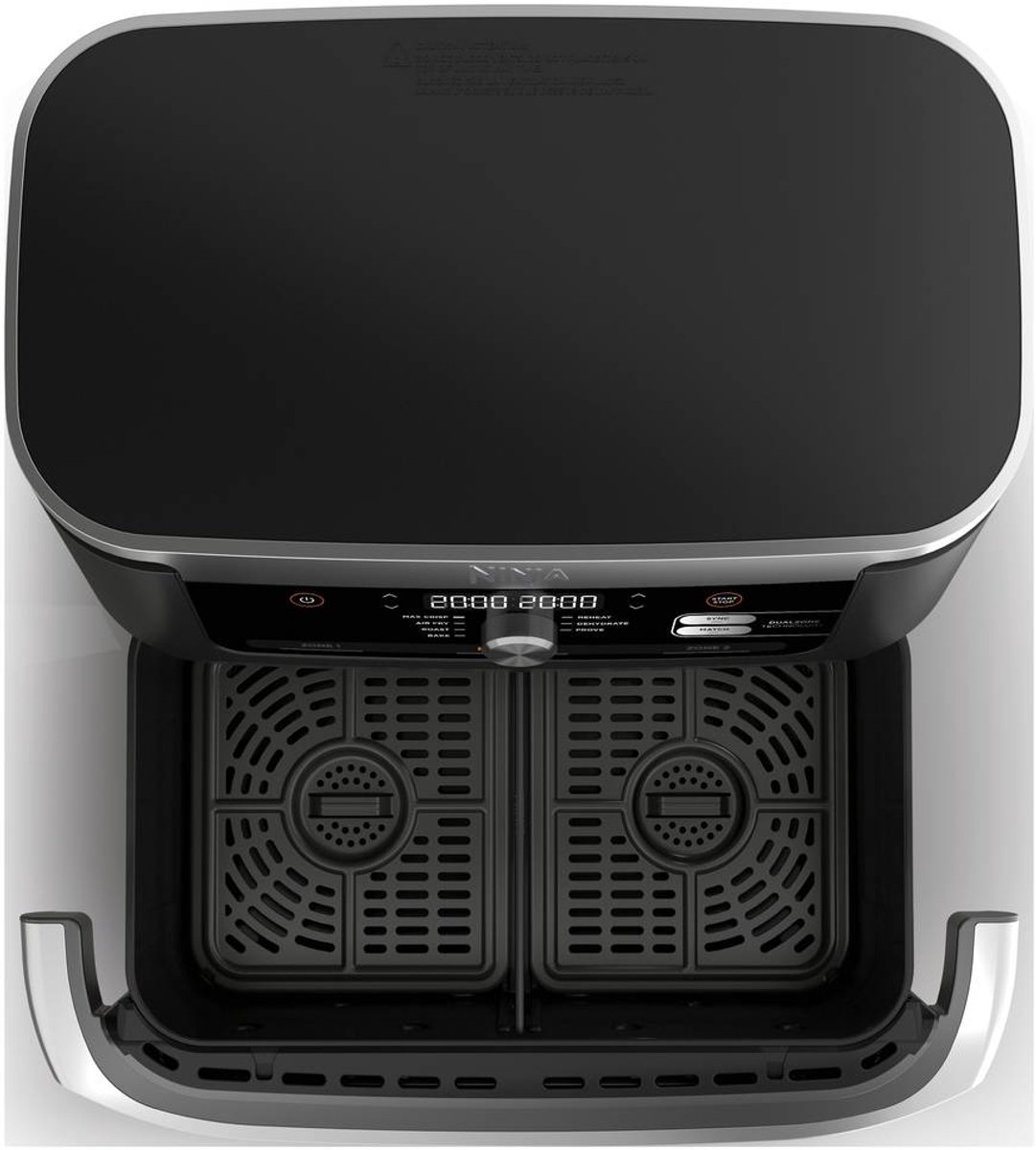 Ninja Foodi AF500EU Mega Dubbele Airfryer XXL - 10.4 Liter - Twee Kookvakken of Één MegaZone - Heteluchtfriteuse — afbeelding 7