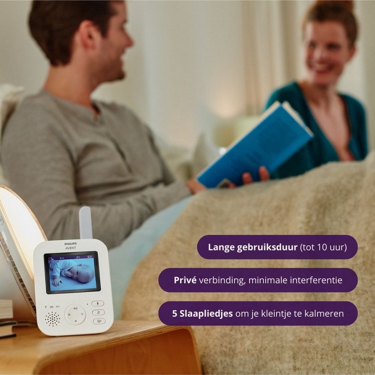 Philips Avent SCD833/26 beeldbabyfoon - babyfoon met camera thumbnail 6