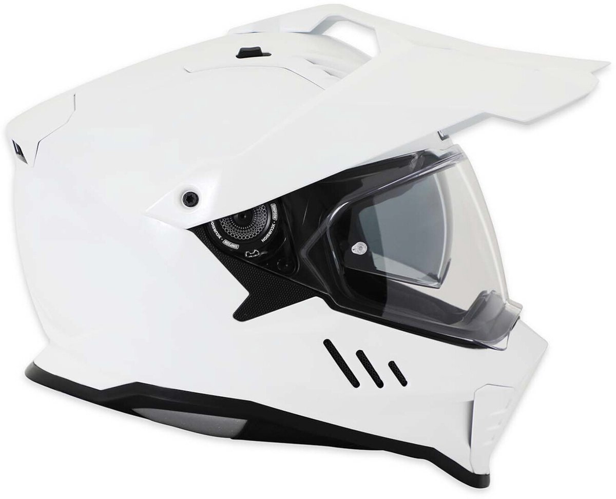 Simpson Xcursion Solid Wit Adventure Integraalhelm - Maat L - Helm