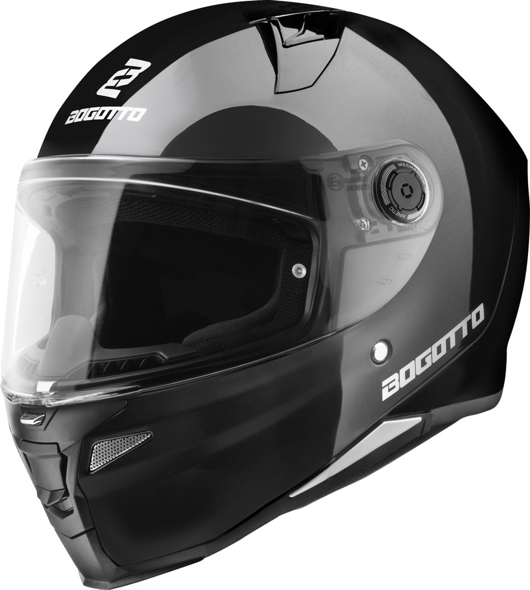 Bogotto FF110B Zwart Integraalhelm - Maat XL - Helm