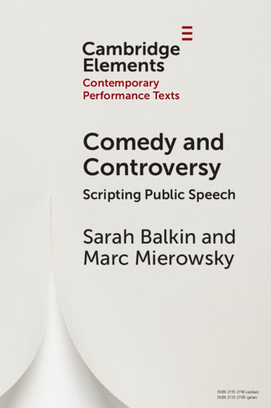 Elements in Contemporary Performance Texts- Comedy and Contr ... - cover