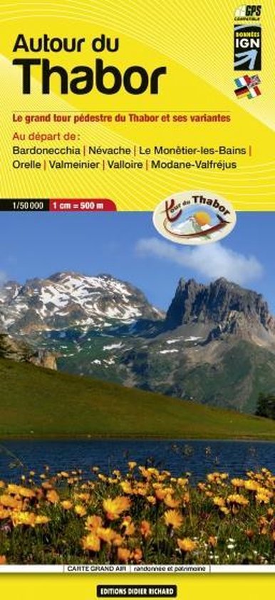 Libris Wanderkarte 16 Autour du Thabor 1 : 50 000 - cover