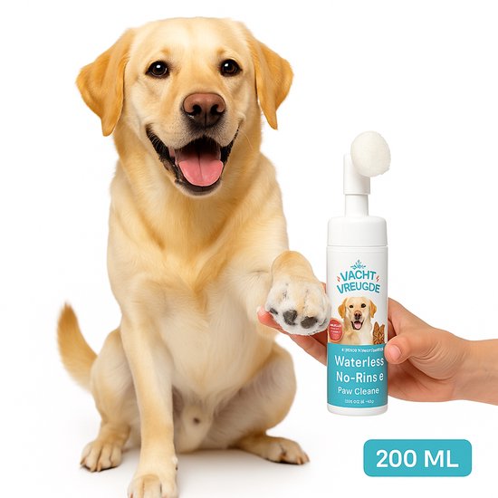 Vacht Vreugde Hondenpootreiniger – 200 ml – Natuurlijke Paw Cleaner